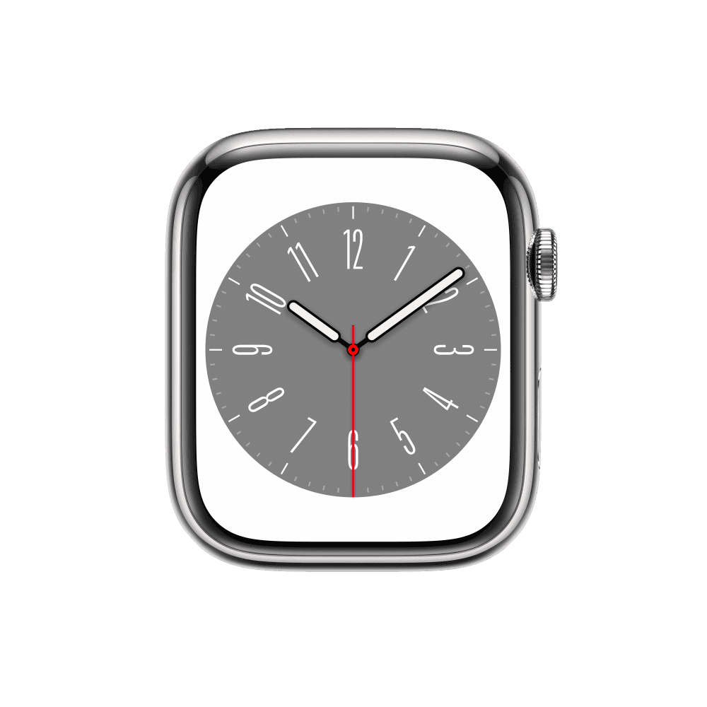 Silver Stainless Steel Case Apple Watch case
