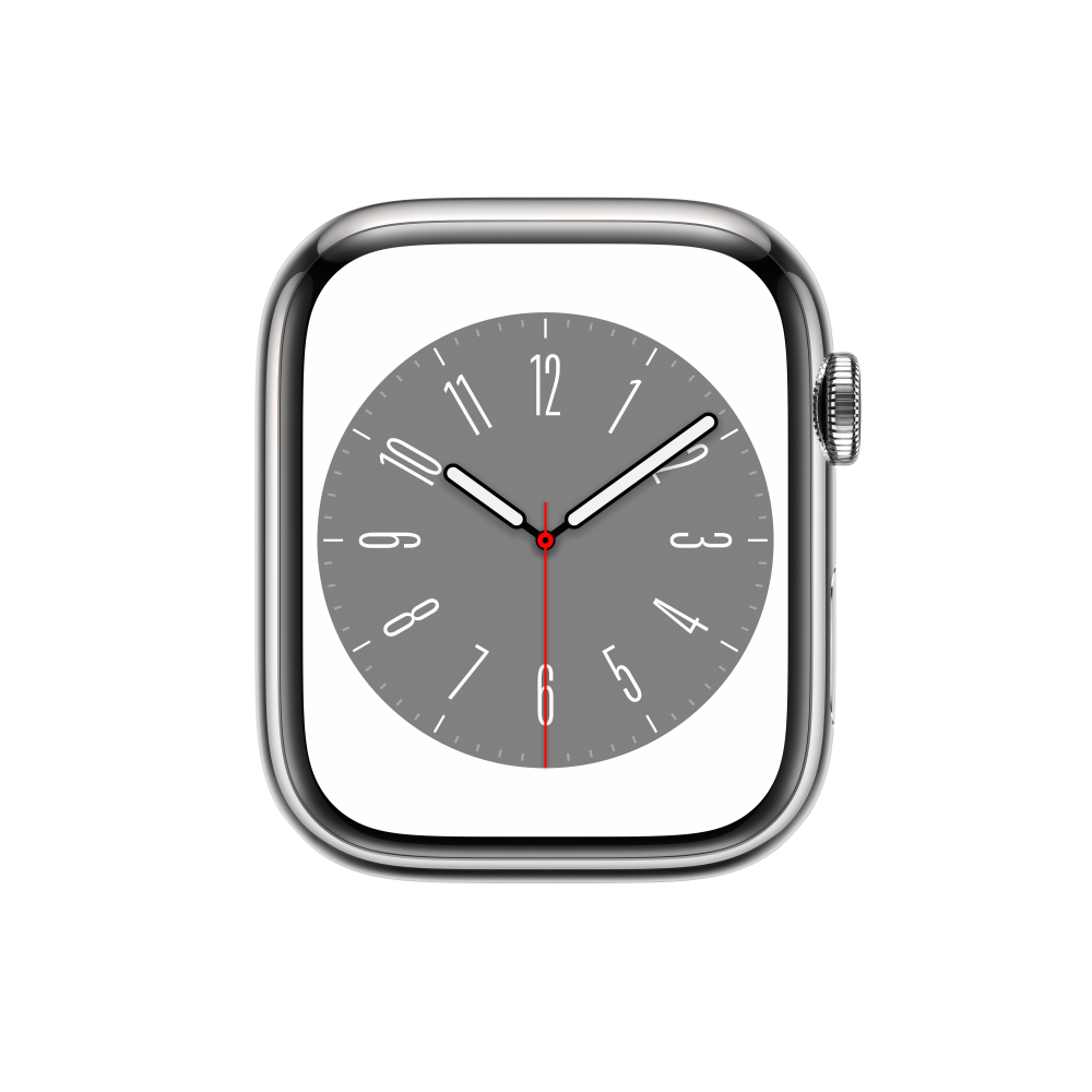 Silver Stainless Steel Case Apple Watch case